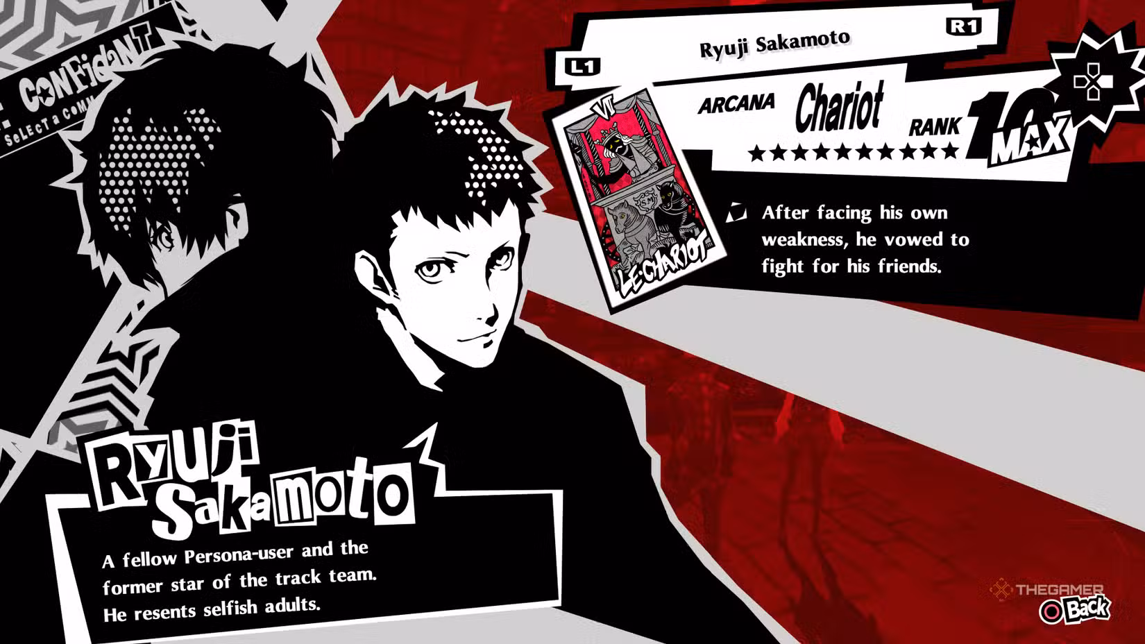 Confidant Ryuji Sakamoto in Persona 5 Royal