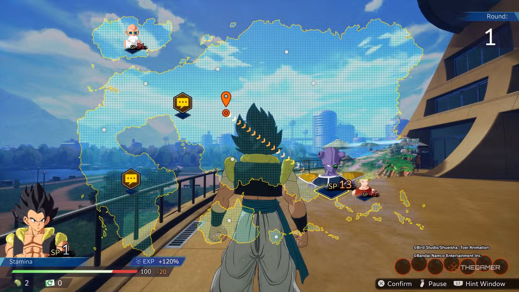 Mappa di gioco di Limit Breaker Journey