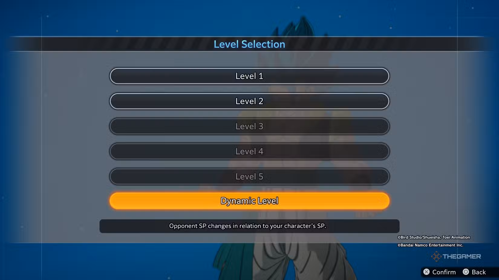 Impostazione del livello dinamico in Limit Breaker Journey