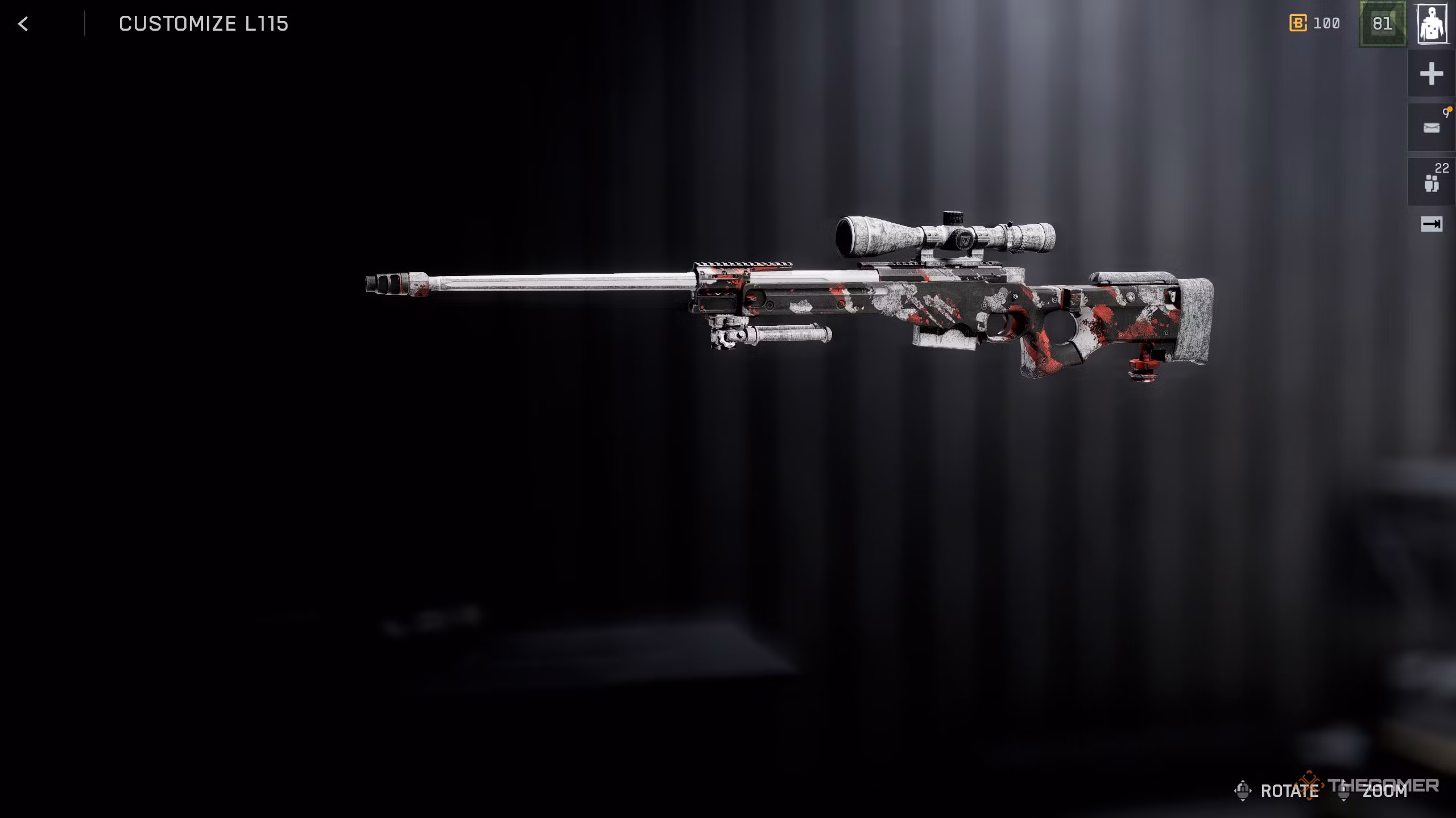 Fucile da cecchino L115 in azione nella Stagione 4 di Battlefield 6