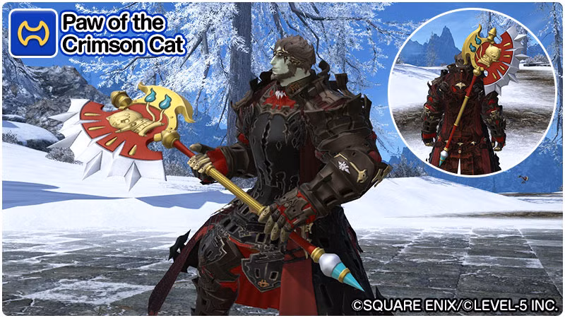 Paw of the Crimson Cat, arma da Warrior
