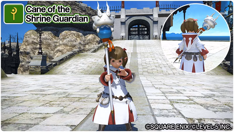 Cane of the Shrine Guardian, arma da White Mage