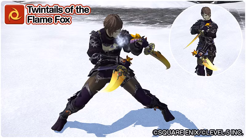 Twintails of the Flame Fox, arma da Ninja