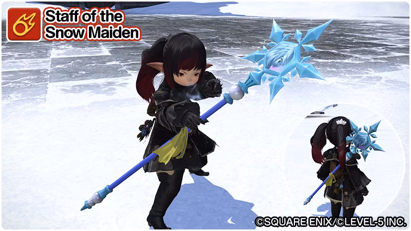 Staff of the Snow Maiden, arma da Black Mage
