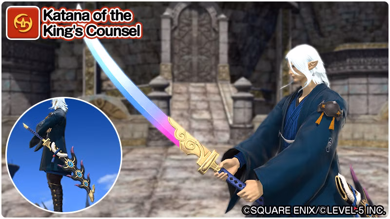 Katana of the King's Counsel, arma da Samurai