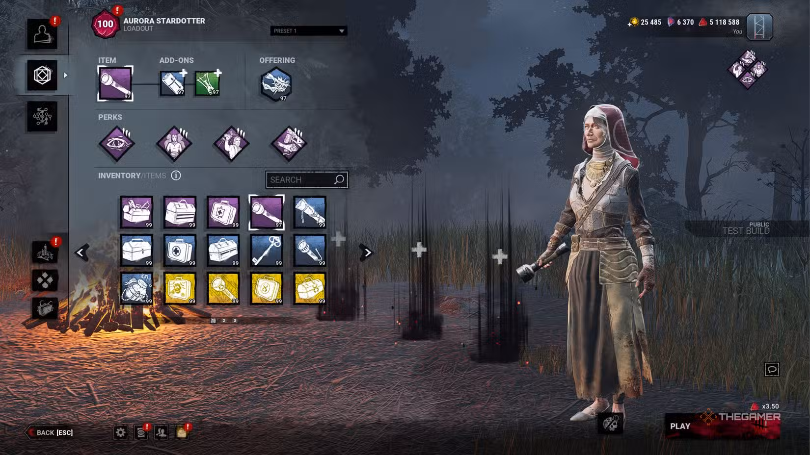 Costruzione efficace contro The Judgement con la torcia in Dead By Daylight