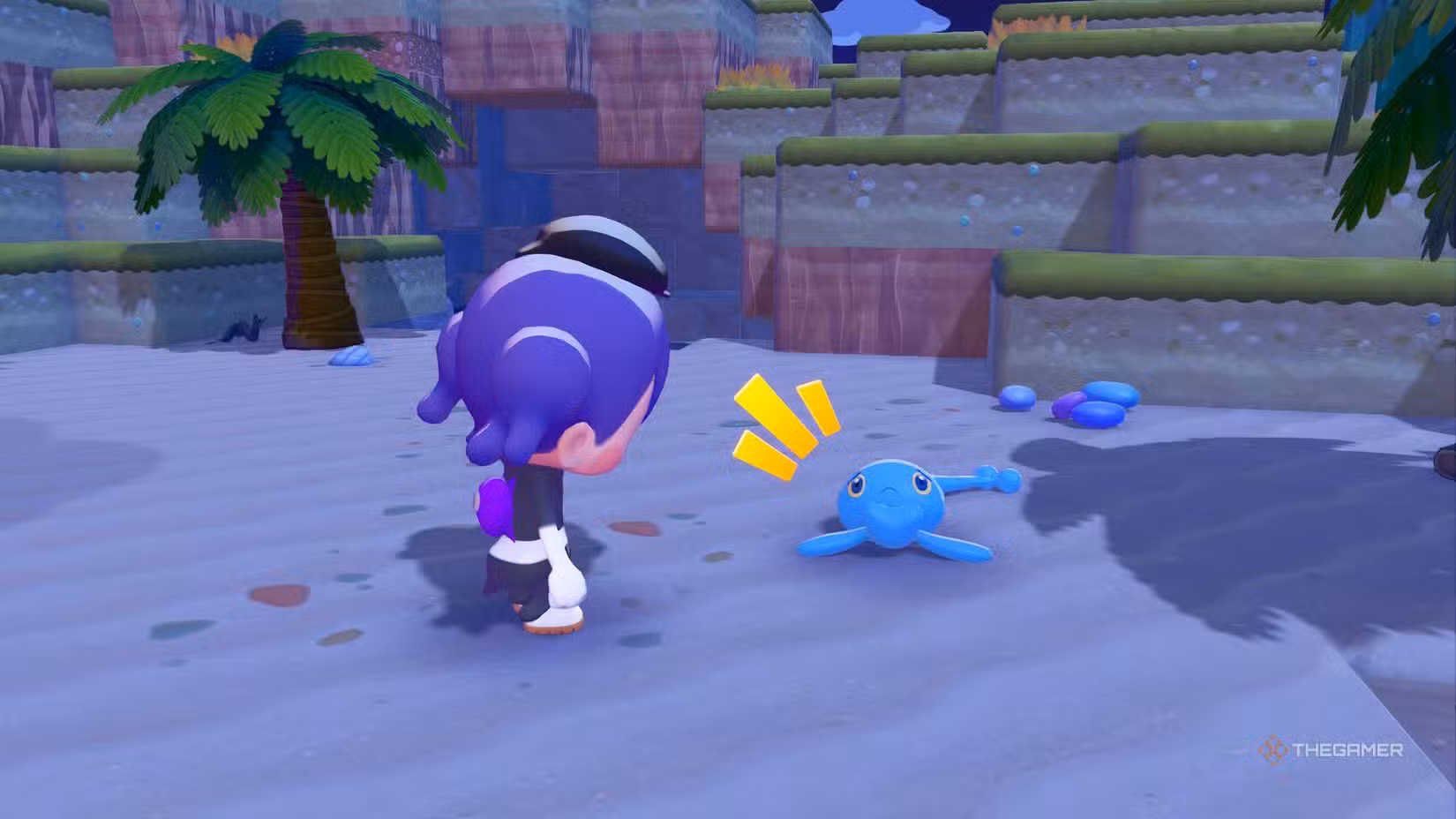 Indicatore di Dive sott’acqua in Pokemon Pokopia