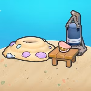 Habitat Biteable Punching Bag in Pokemon Pokopia