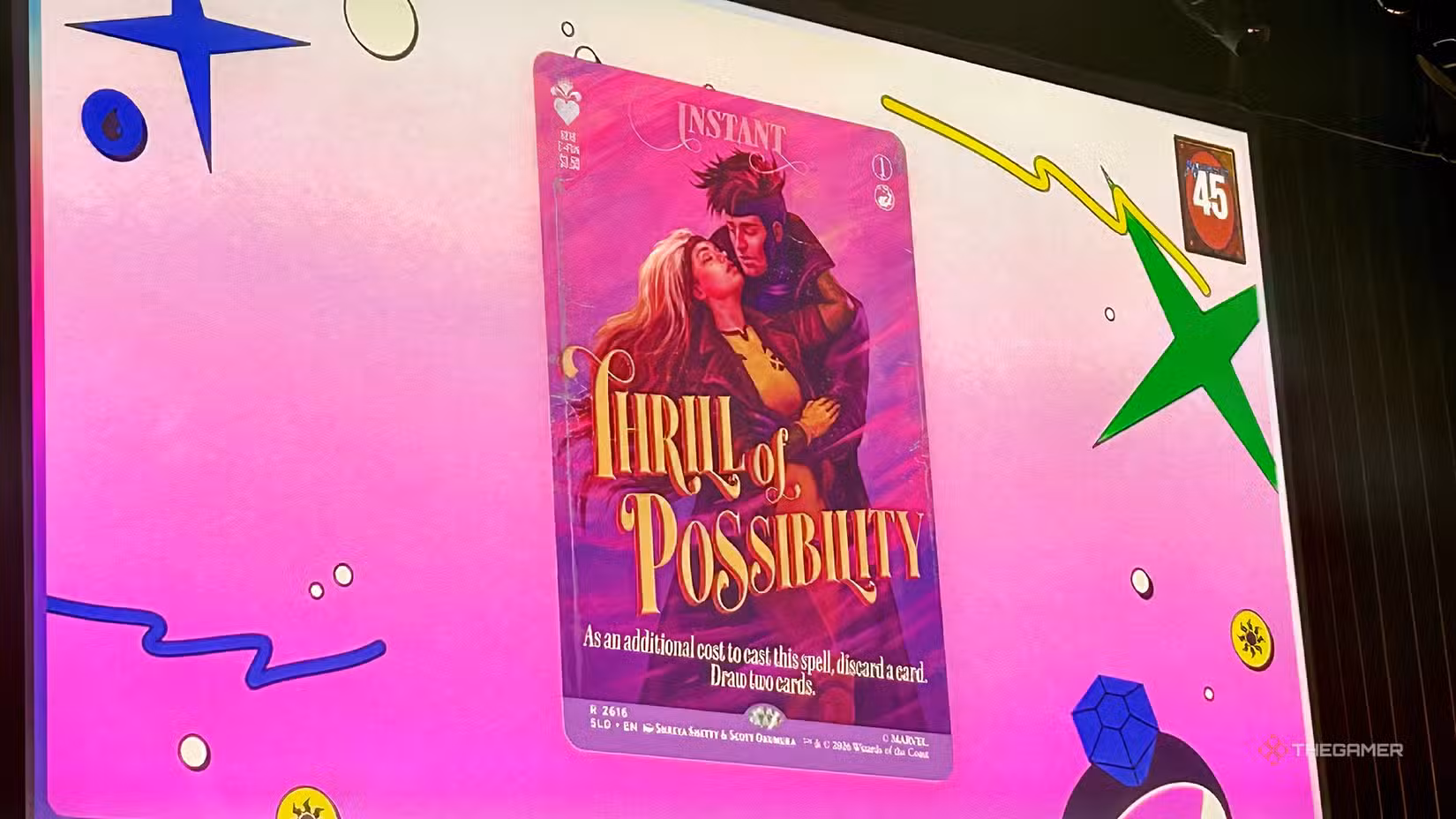 Carta Thrill of Possibility, parte del bundle romantico True Believers In Love