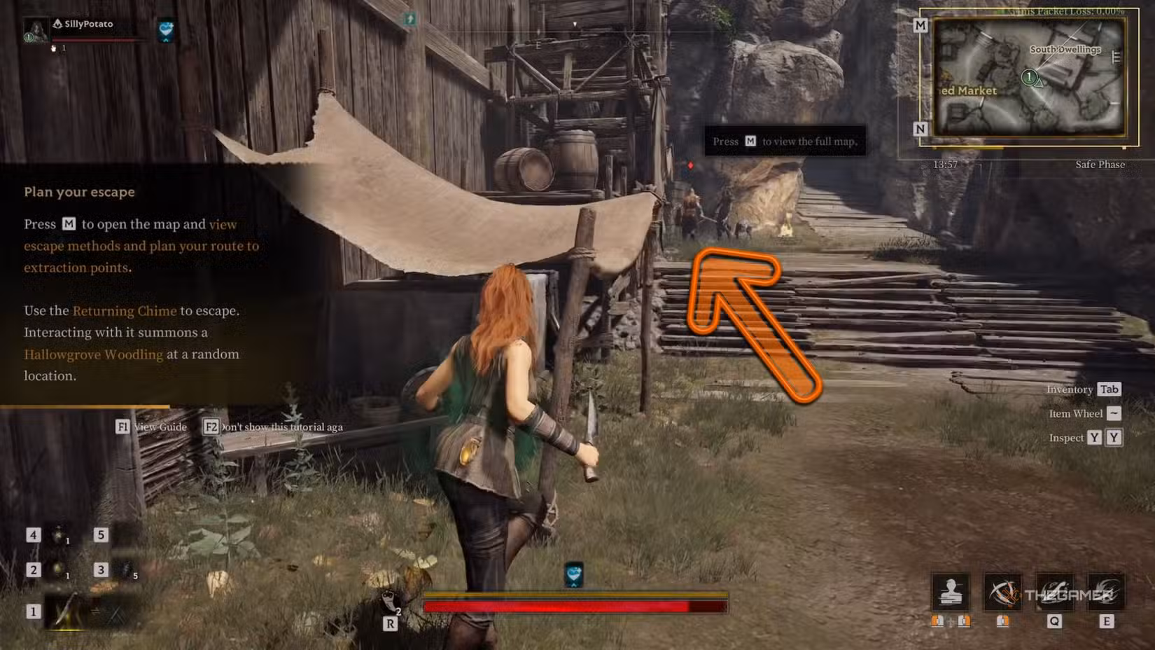 Un giocatore nemico avvistato in Mistfall Hunter