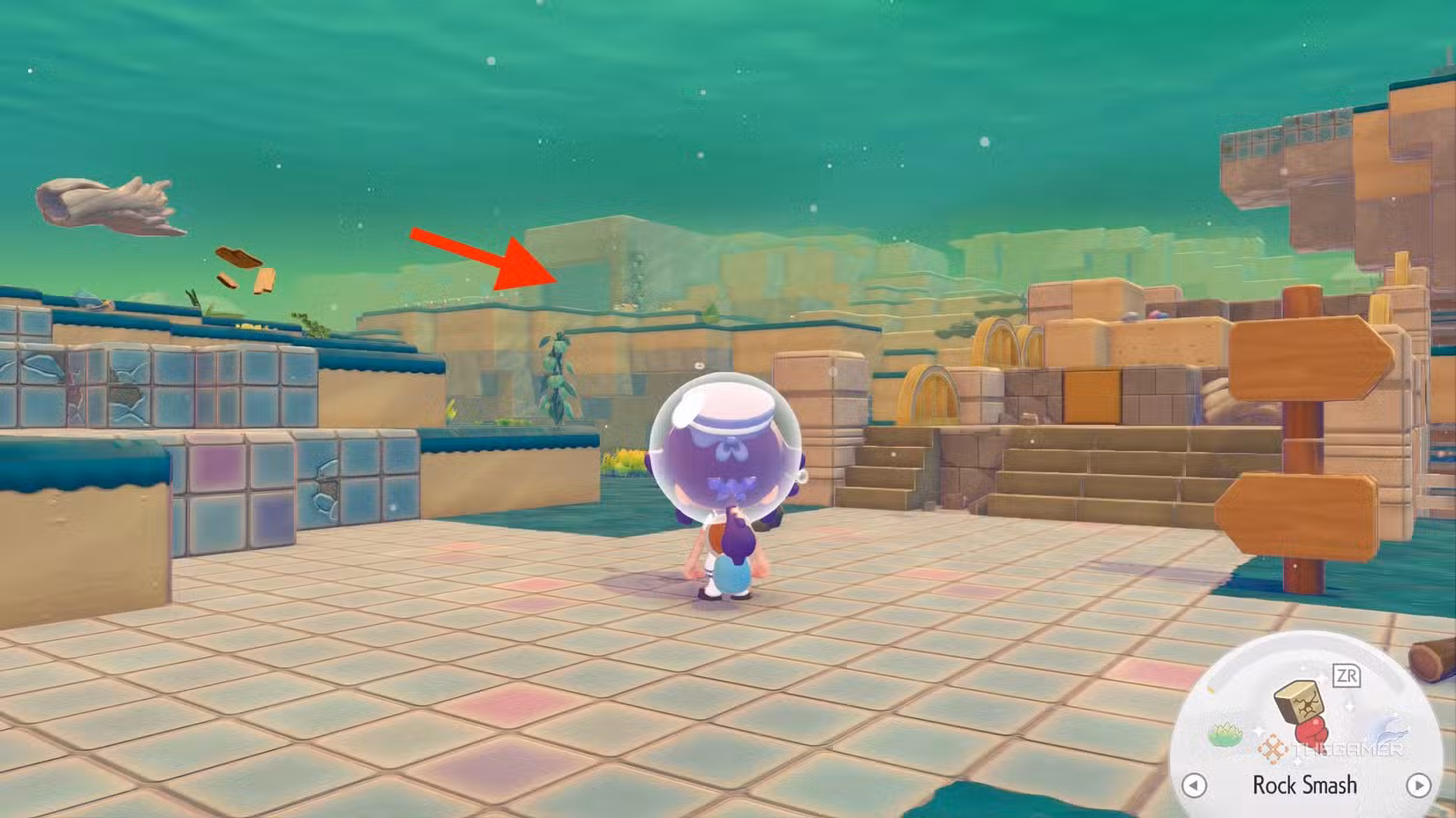 Ingresso della caverna dove Frillish richiede la bambola Starmie