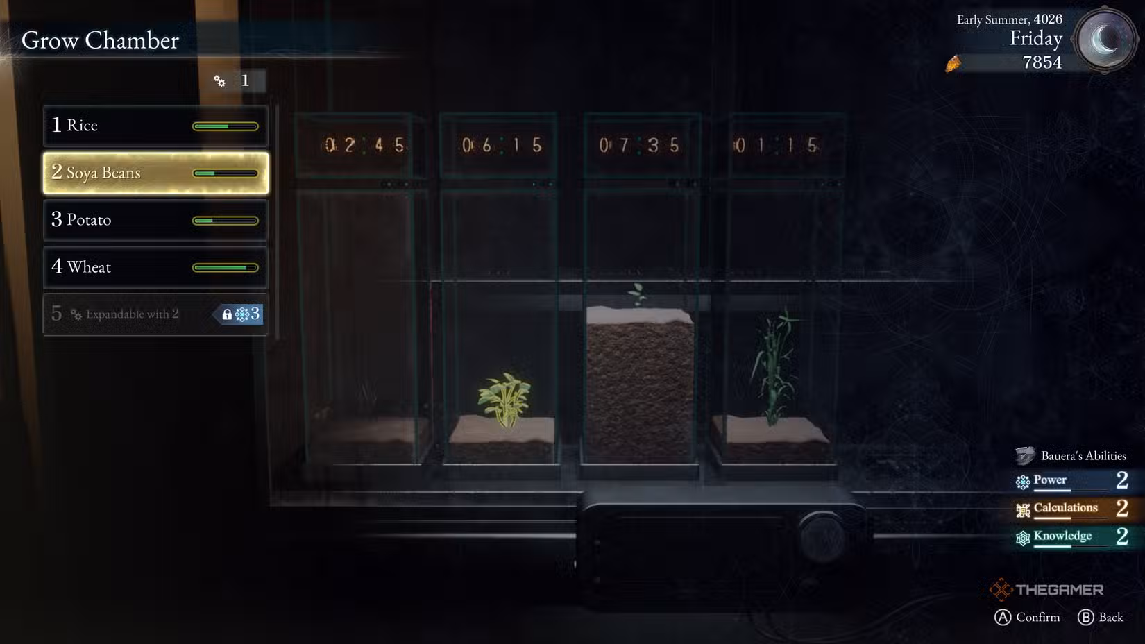 Grow Chamber e Incubator per coltivare ingredienti in Beast of Reincarnation