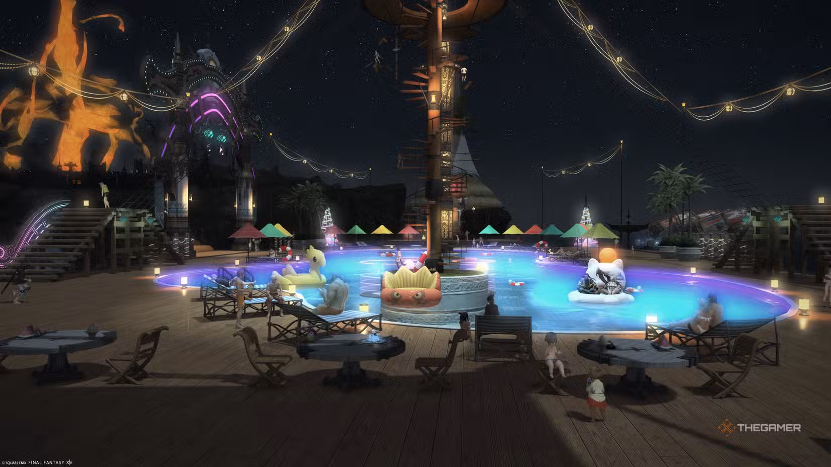 Queen Lhaminn, resort acquatico temporaneo della Moonfire Faire a Costa del Sol