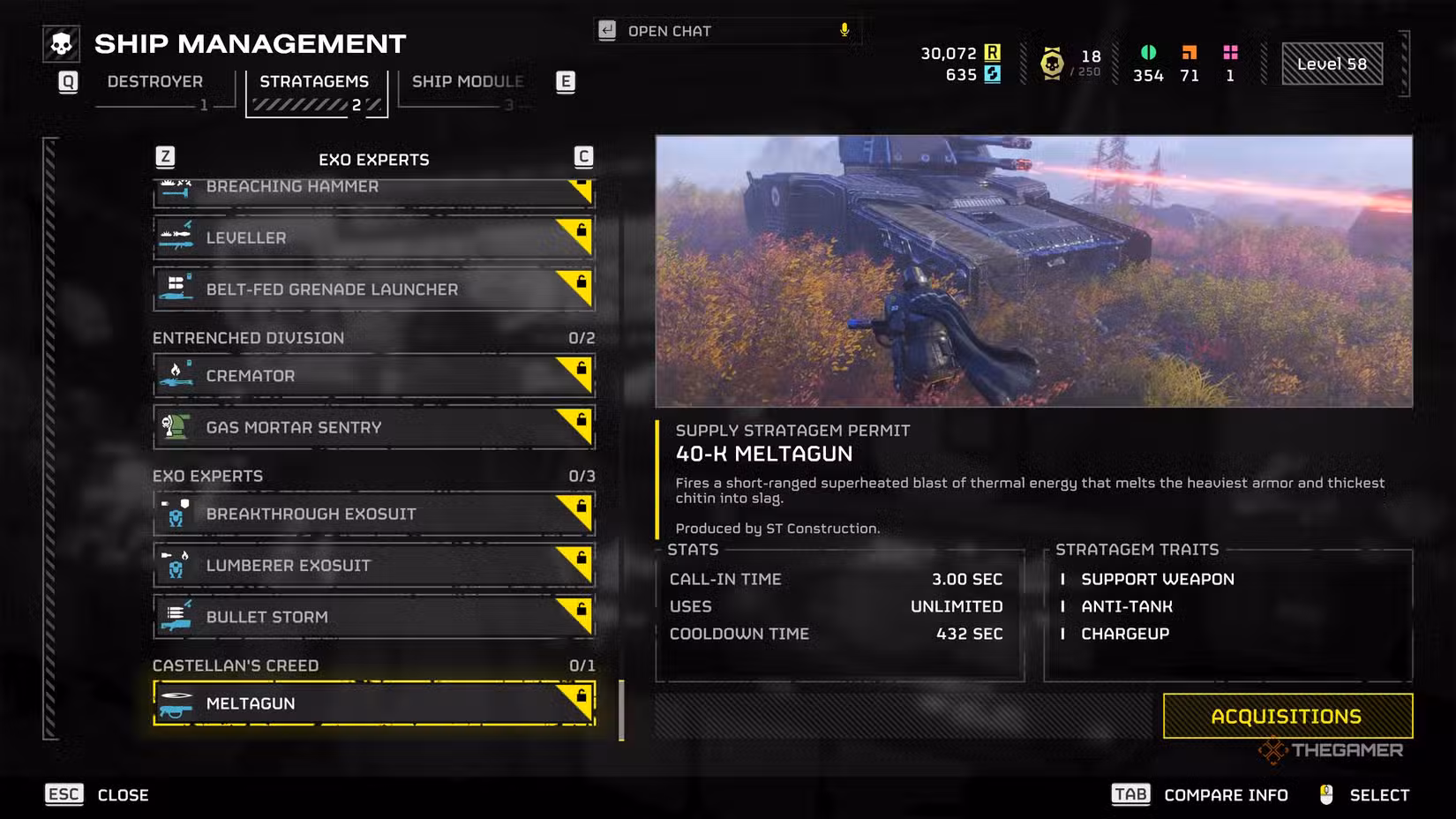 Meltagun, nuova arma a raggio per Helldivers 2