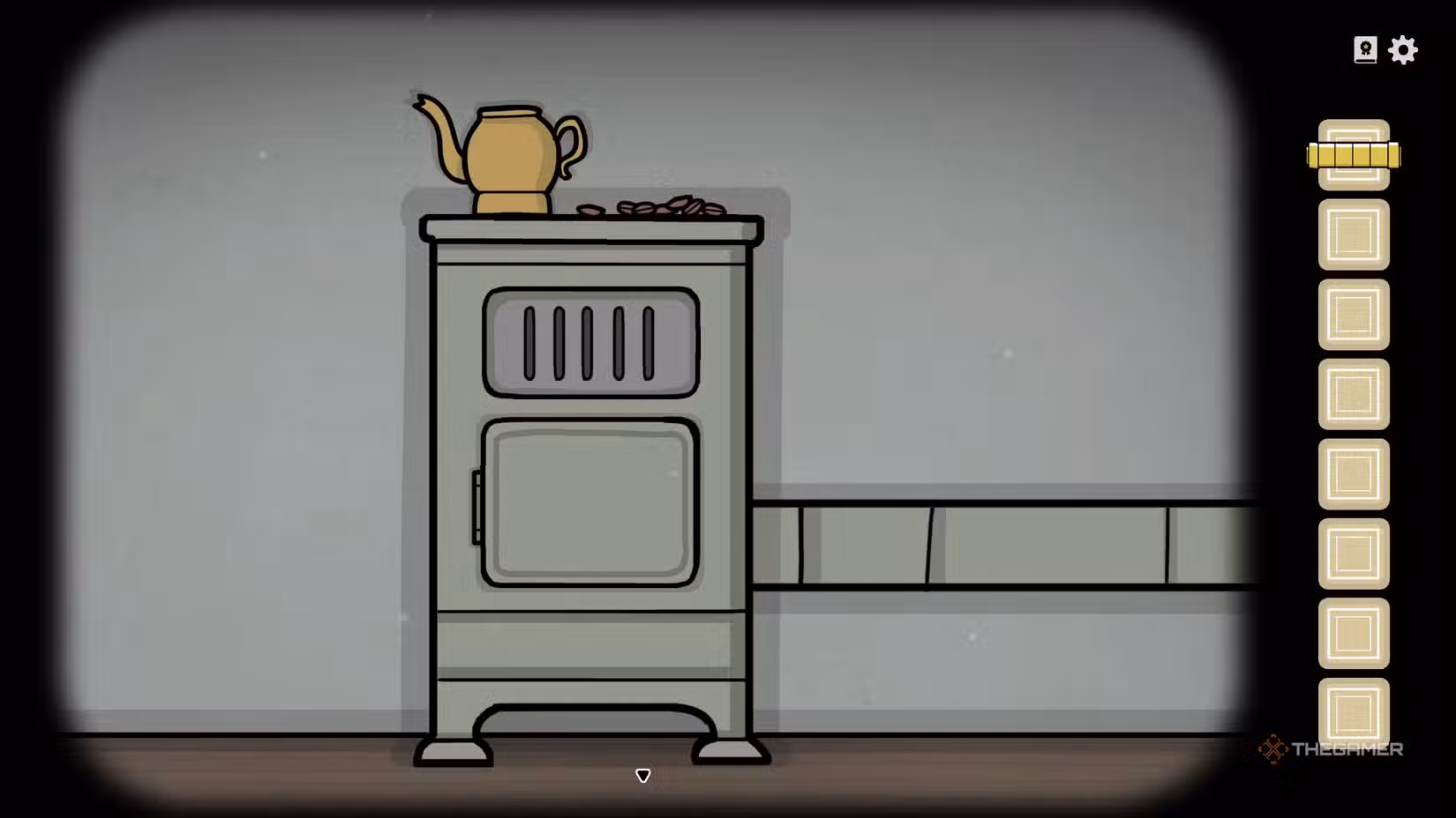 Fagioli di caffè sul fornello