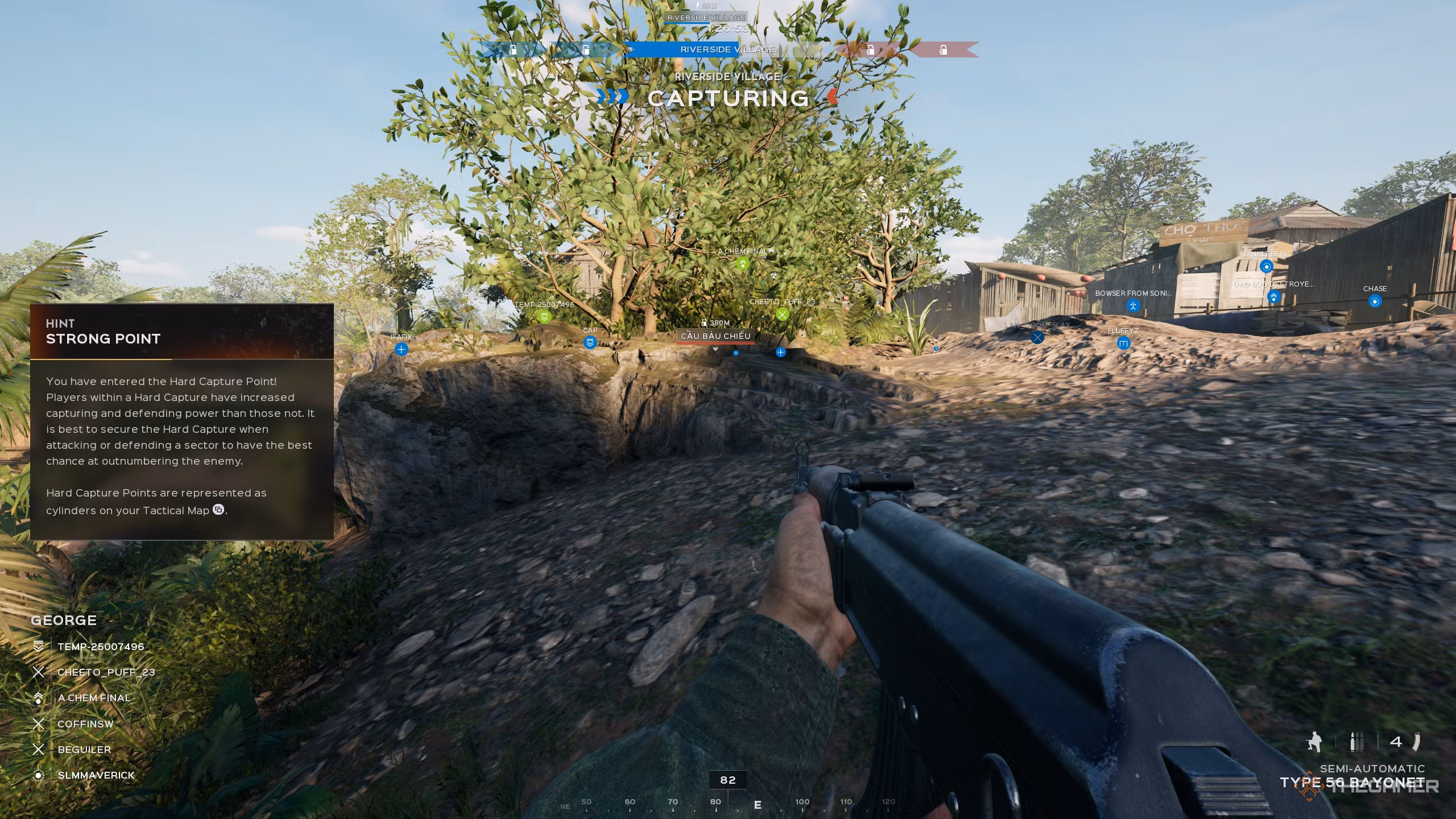 Esempio di gameplay nella modalità Warfare di Hell Let Loose: Vietnam
