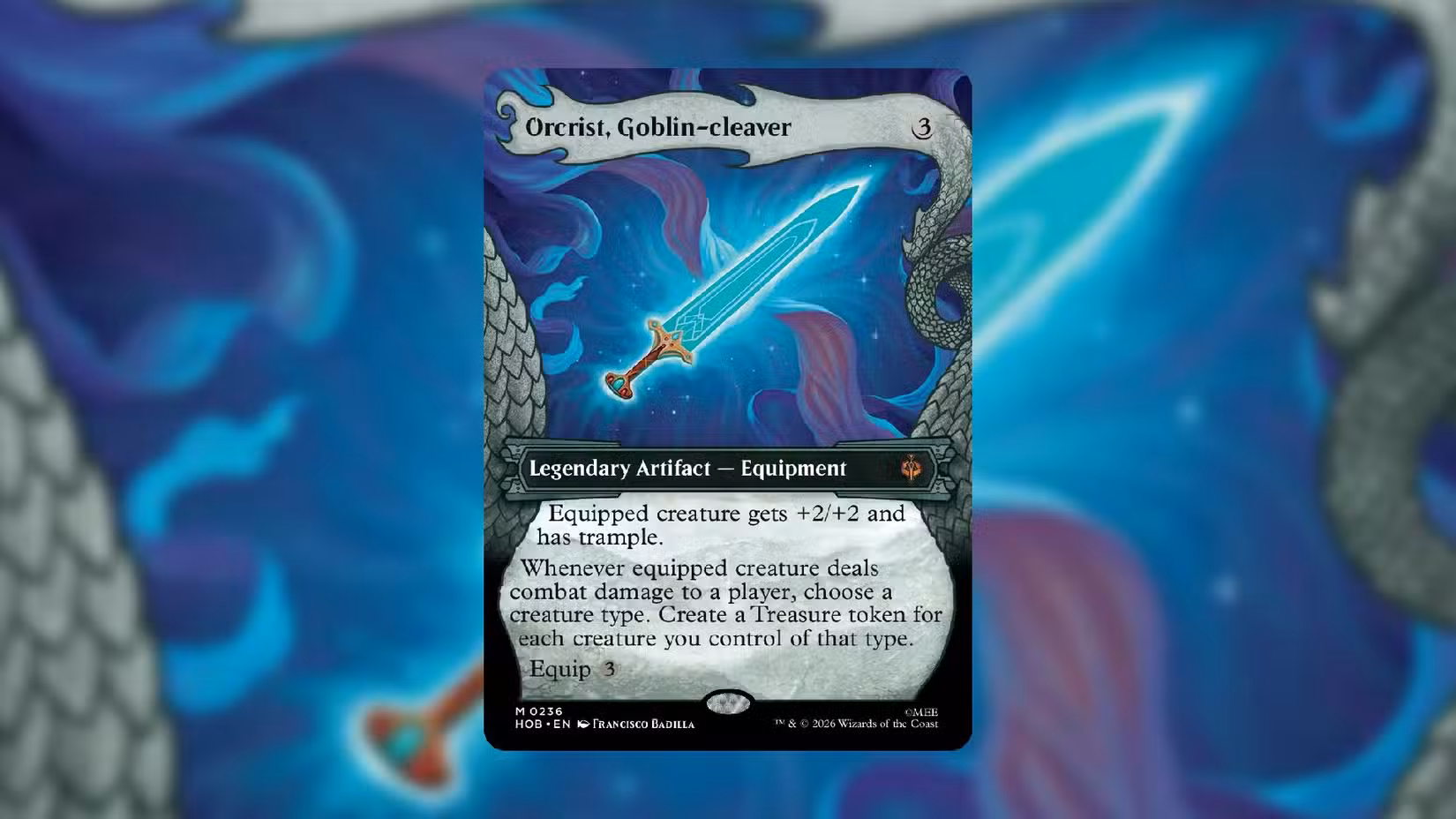 Orcrist Goblin-Cleaver, equipaggiamento artefatto di Magic The Hobbit