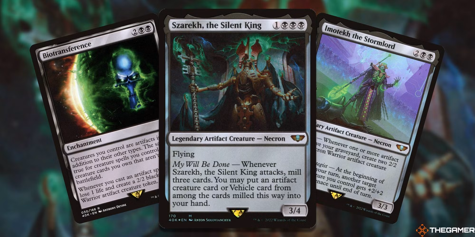 Necron Dynasties, deck precon Warhammer 40,000