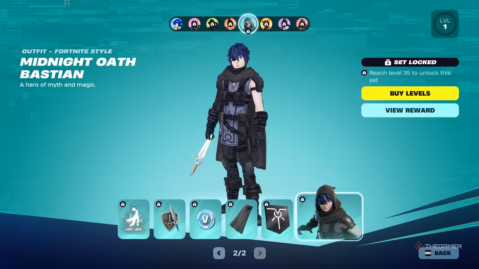 Ricompense di Bastian – pagina 2 del Battle Pass di Fortnite