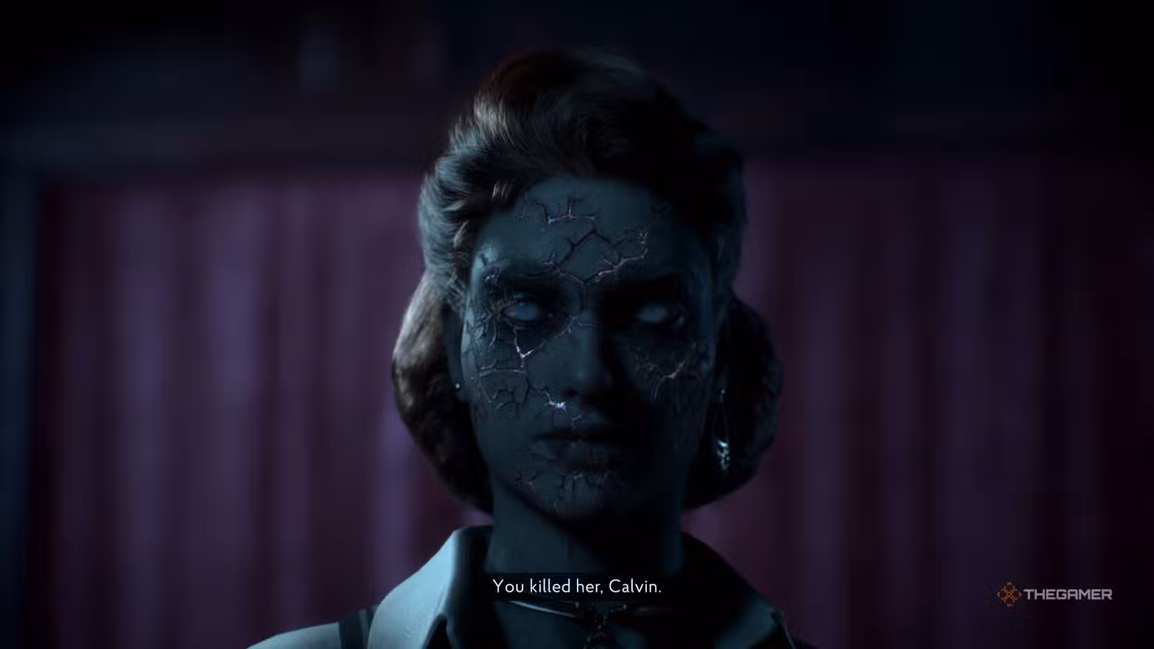 Visione incubo di Faye trasformata in mostro nei primi momenti di The Sinking City 2