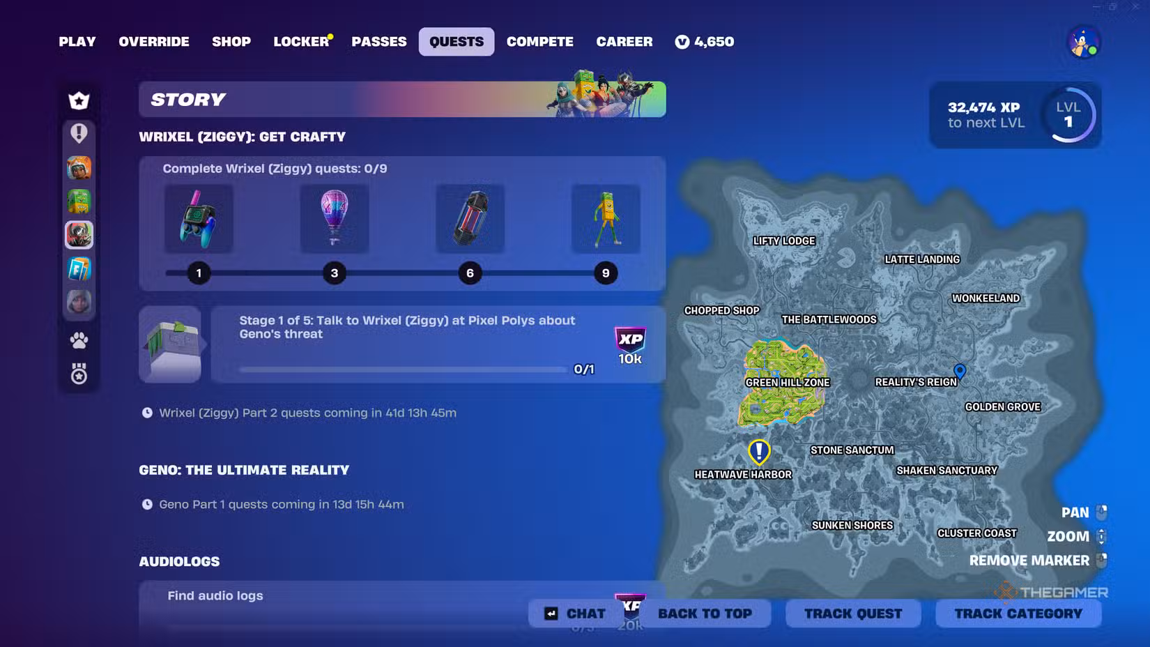 Missioni story di Build‑A‑Wrixel in Fortnite Chapter 7 Season 4