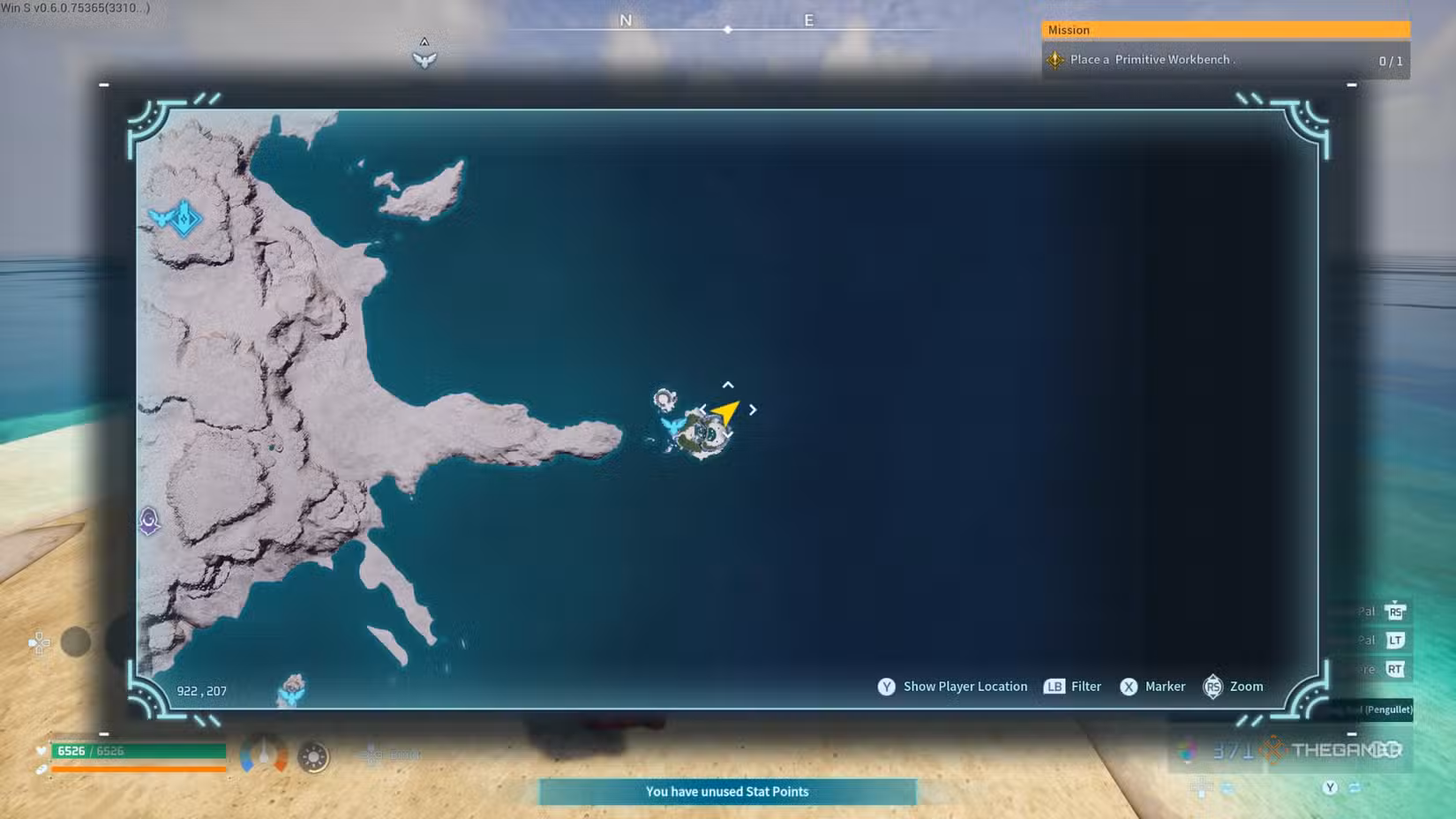 Punto di pesca di Dumud Gild a Oasis Isle in Palworld