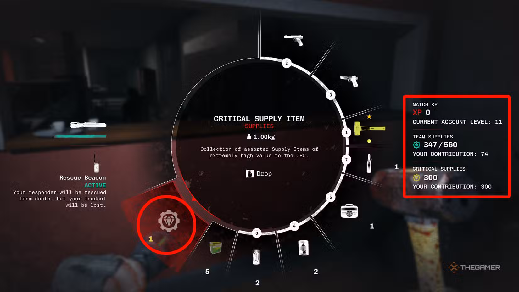 Provette di sangue, oggetto di Critical Supply, in No More Room in Hell 2.