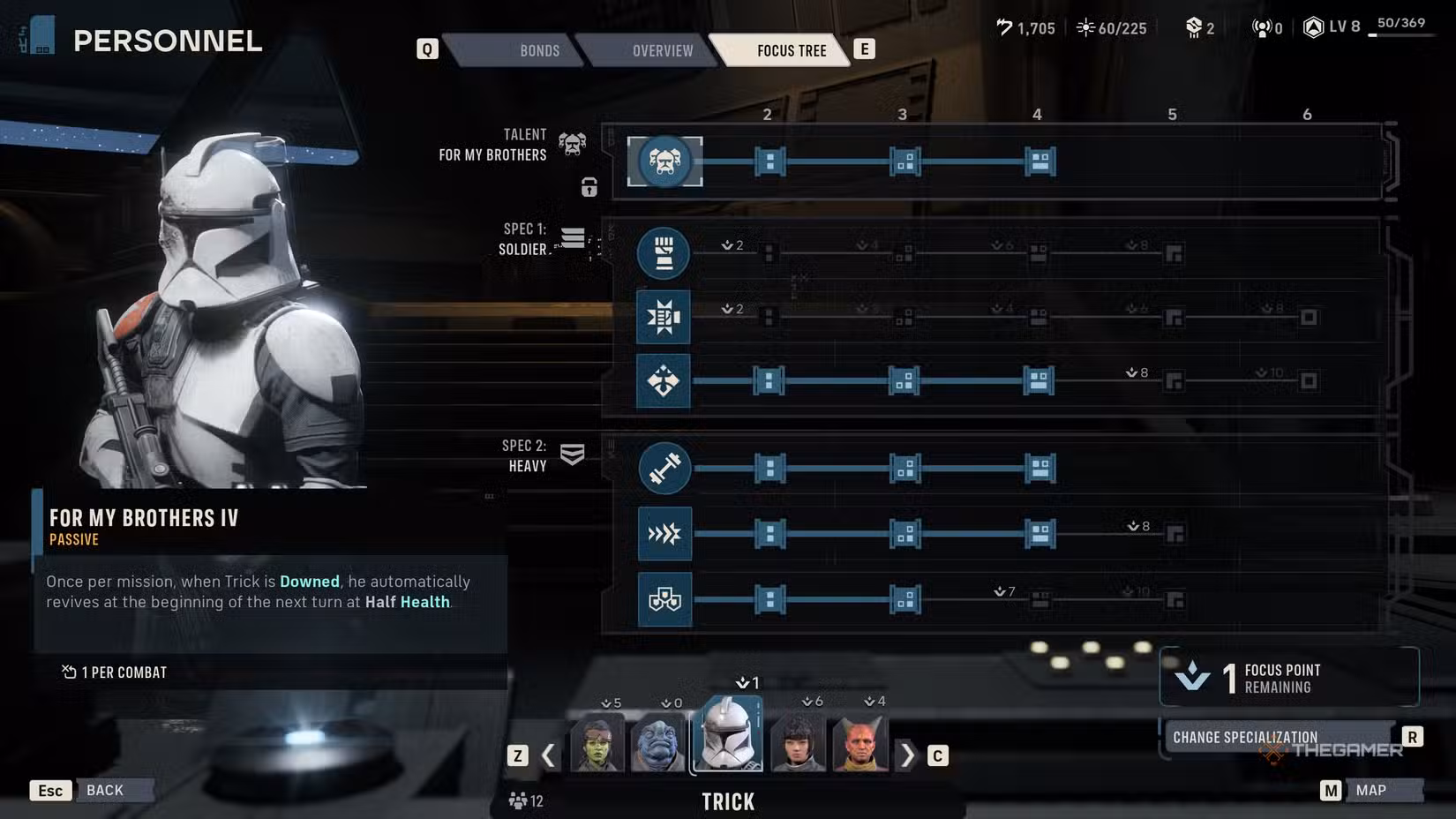 Trick utilizza il Rocket Strike durante il combattimento