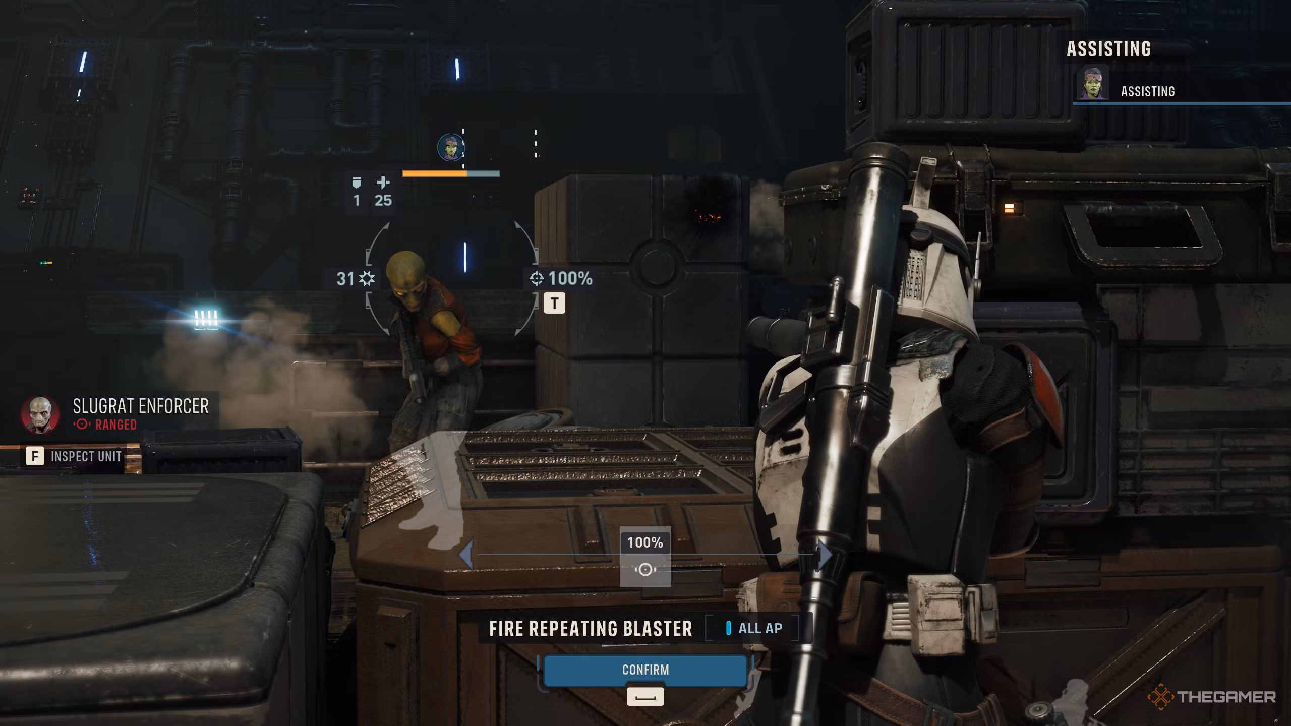 Screenshot della build consigliata per Trick, con Repeater e Rocket Strike