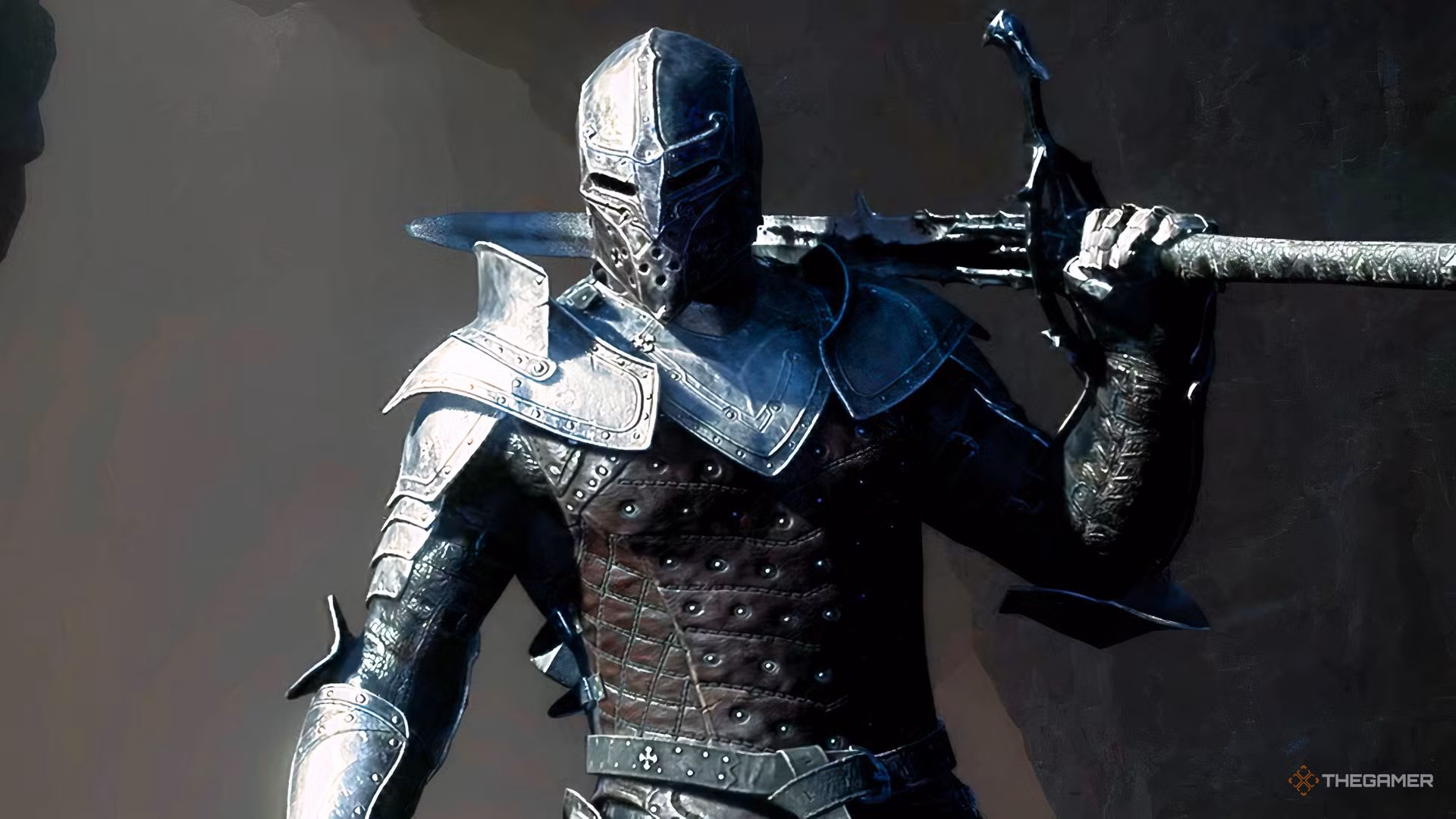 Personaggio di Mortal Shell II in posa epica