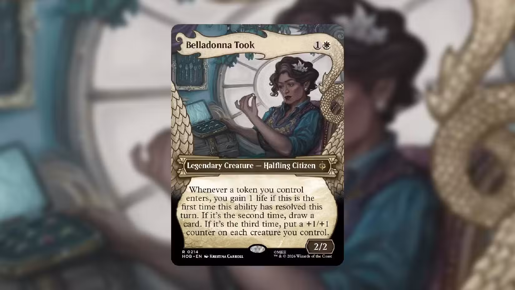 Carte Belladonna Took del set The Hobbit di Magic The Gathering