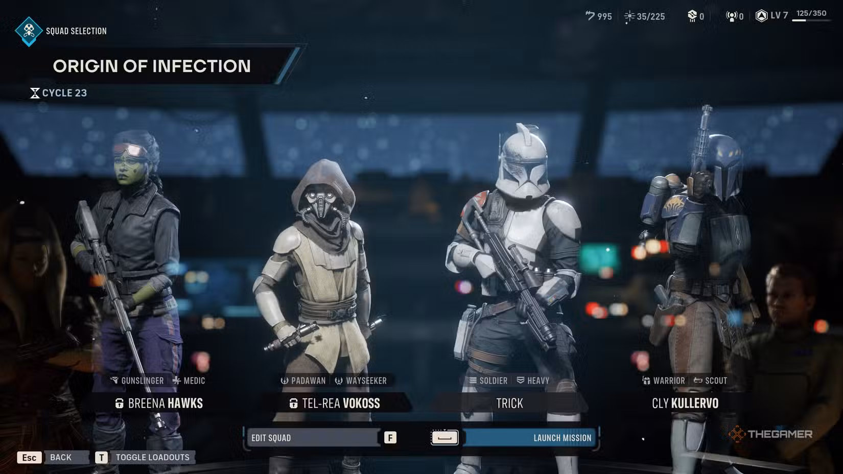 Rappresentazione visiva degli operatori più efficaci in Star Wars Zero Company