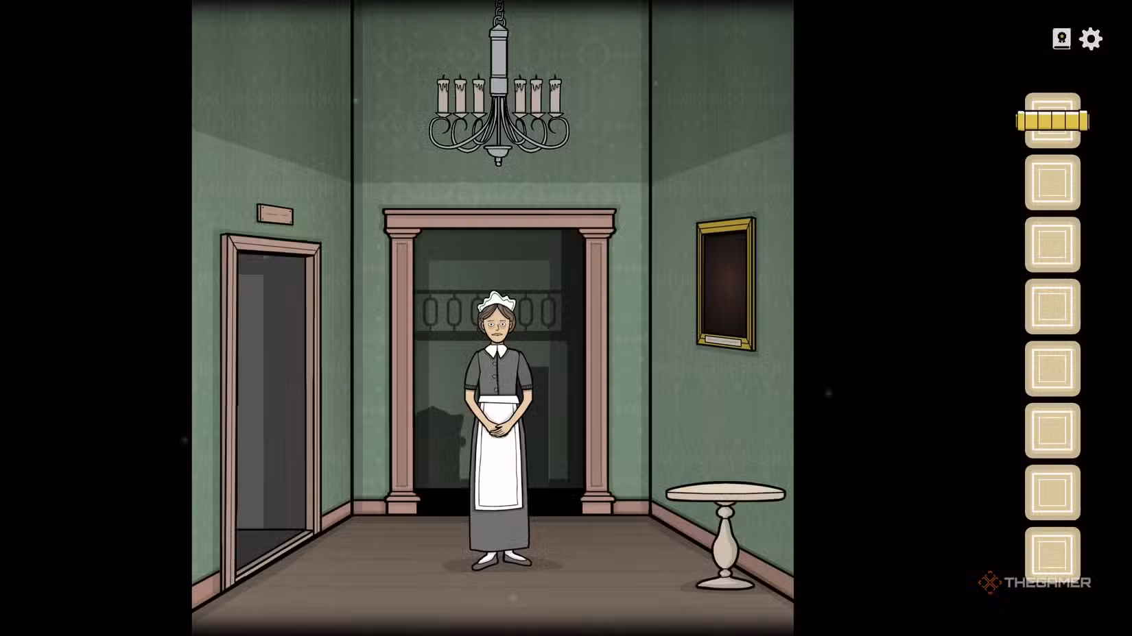 Cameriera nella hall di Servant of the Lake