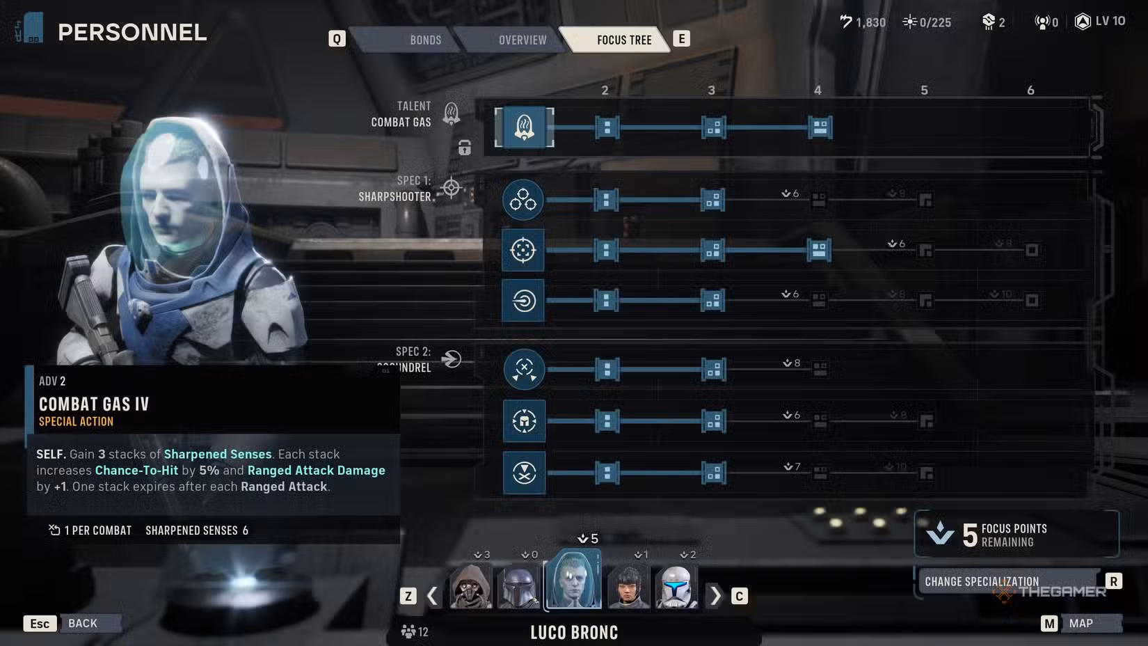 Luco in azione con la sua build sniper in Star Wars Zero Company